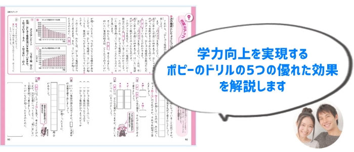 ポピーのドリルがもつ5つの効果